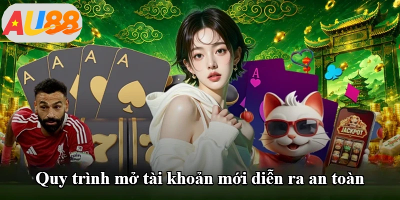 Quy trình mở tài khoản mới diễn ra an toàn