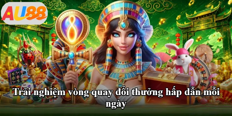 Trải nghiệm vòng quay đổi thưởng hấp dẫn mỗi ngày
